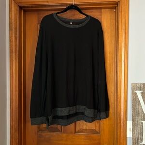 Black and gray color, black tunic